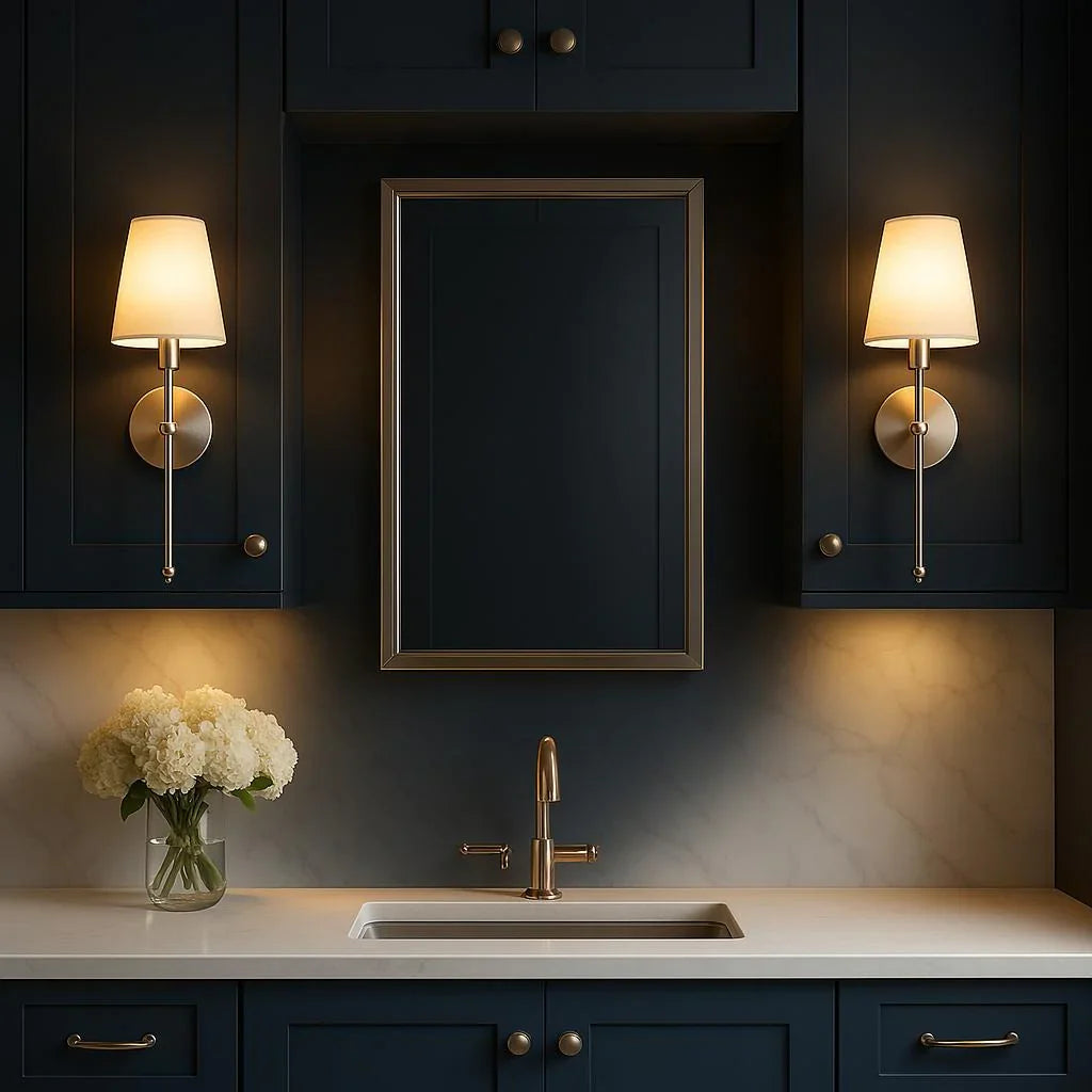 LED Wireless Fabric Wall Light Set of 2 with Free Bulbs - Modern Wall Sconces for Living Room, Bedroom, and Hallway Lighting