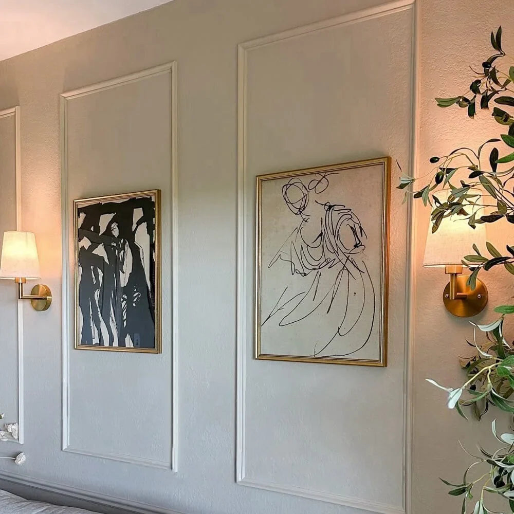 Wireless Fabric Wall Lamp Set - Modern Soft Light Fixtures for Bedroom, Living Room, and Hallway Decor (2 Packs)