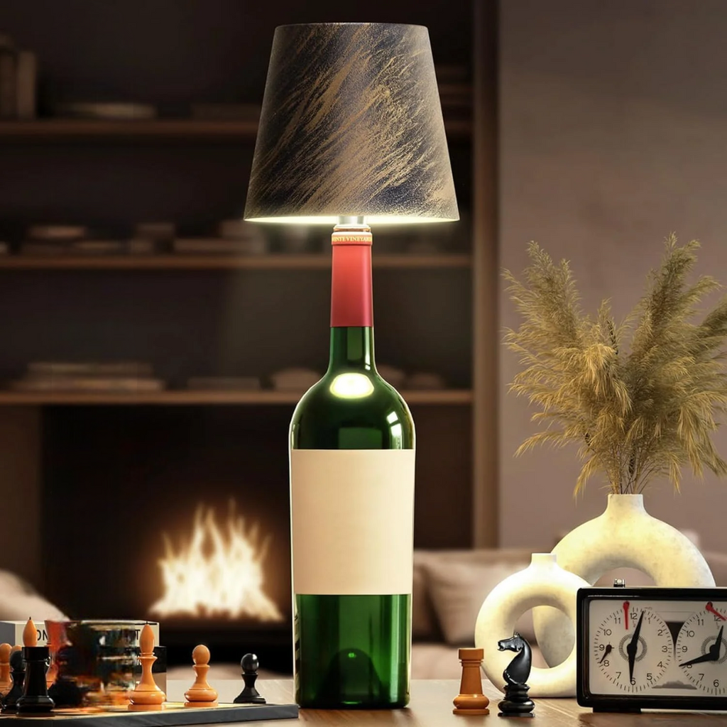 Bottle Lamp – Portable Rechargeable Touch Control LED Light with Adjustable Brightness & 3 Color Temperatures