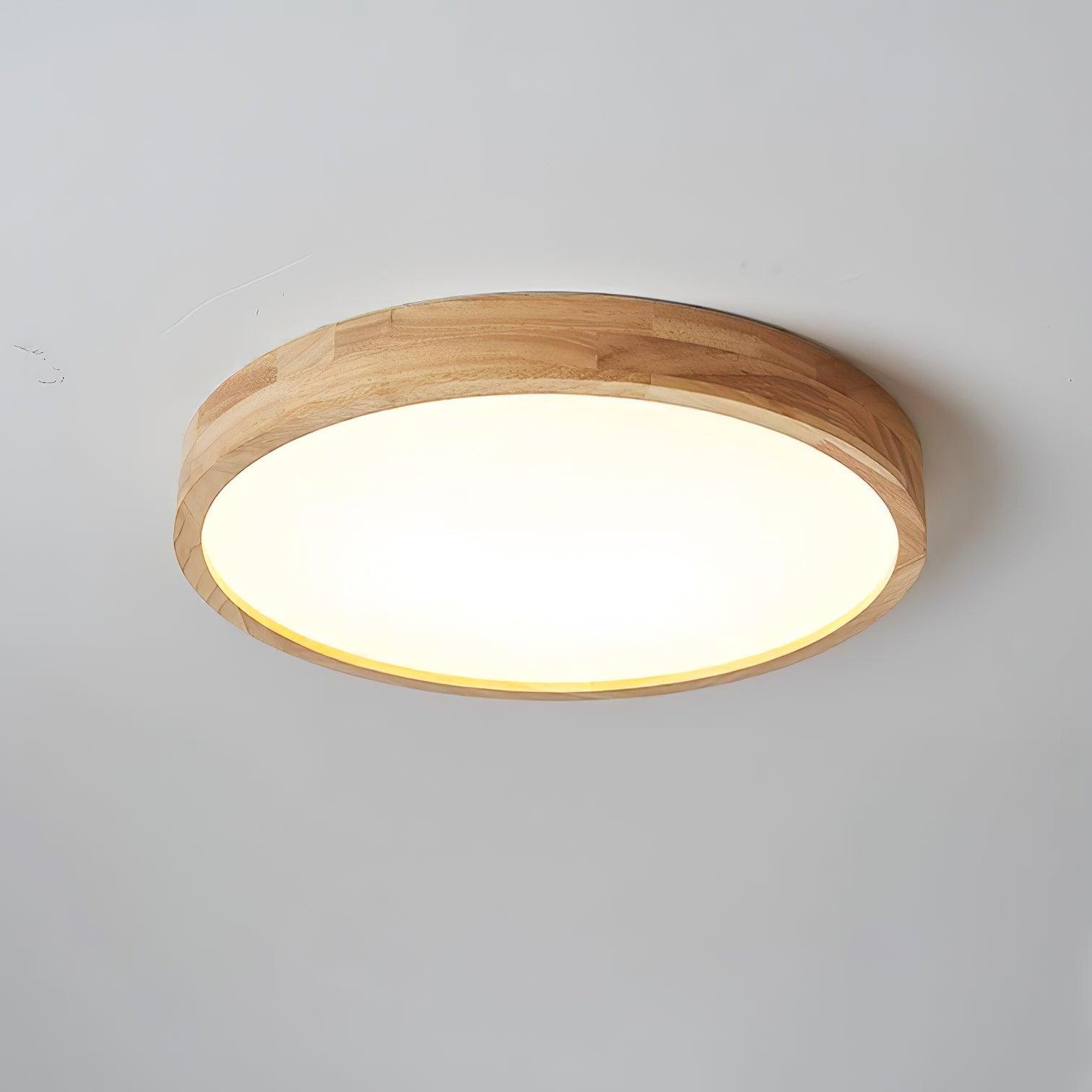 Wooden Geometric Ceiling Light | Adjustable LED, Natural Wood & Acrylic Shades for Modern Home Decor