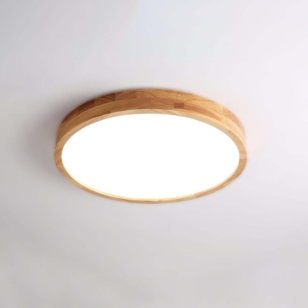Wooden Geometric Ceiling Light | Adjustable LED, Natural Wood & Acrylic Shades for Modern Home Decor