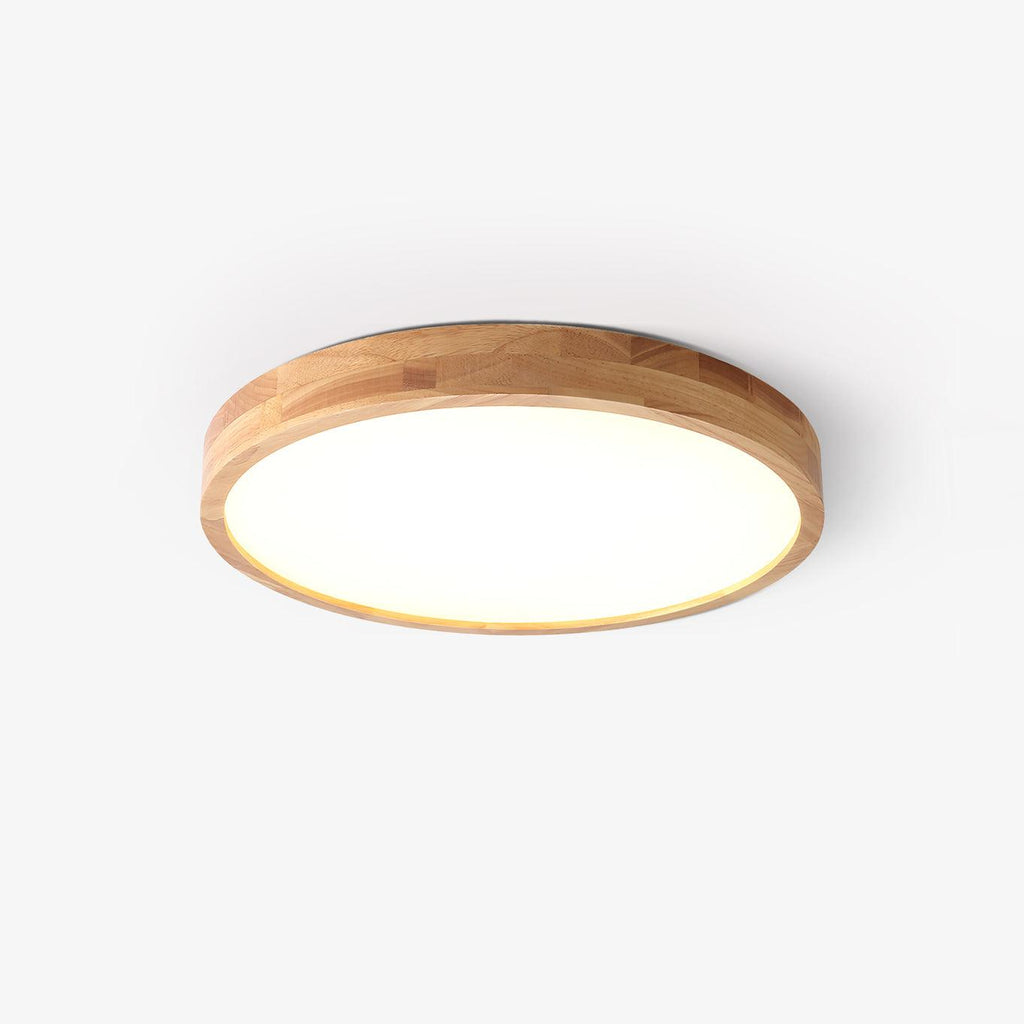 Wooden Geometric Ceiling Light | Adjustable LED, Natural Wood & Acrylic Shades for Modern Home Decor