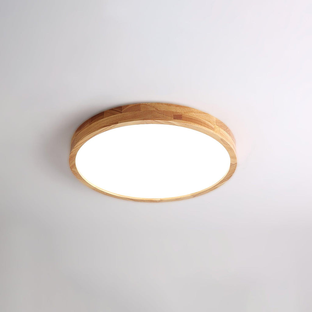 Wooden Geometric Ceiling Light | Adjustable LED, Natural Wood & Acrylic Shades for Modern Home Decor