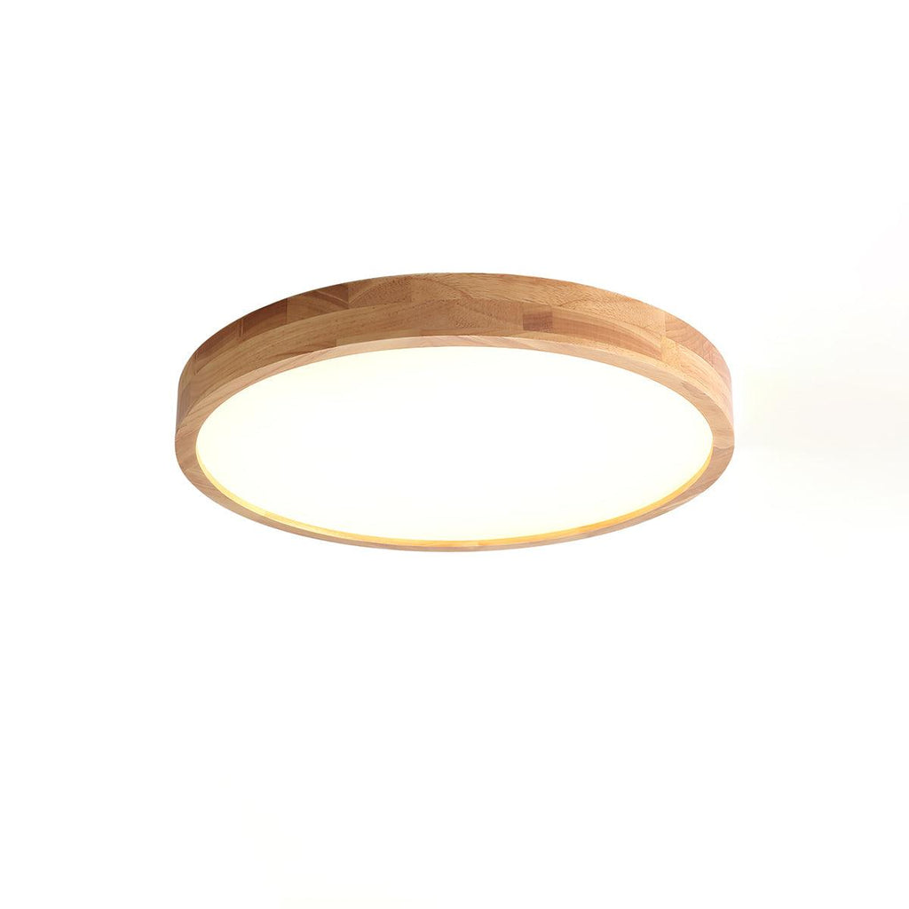 Wooden Geometric Ceiling Light | Adjustable LED, Natural Wood & Acrylic Shades for Modern Home Decor