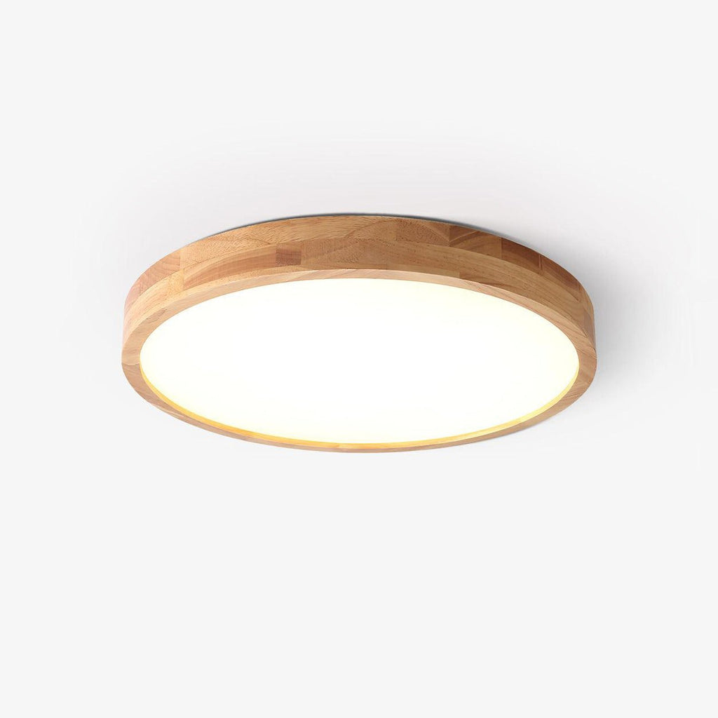 Wooden Geometric Ceiling Light | Adjustable LED, Natural Wood & Acrylic Shades for Modern Home Decor