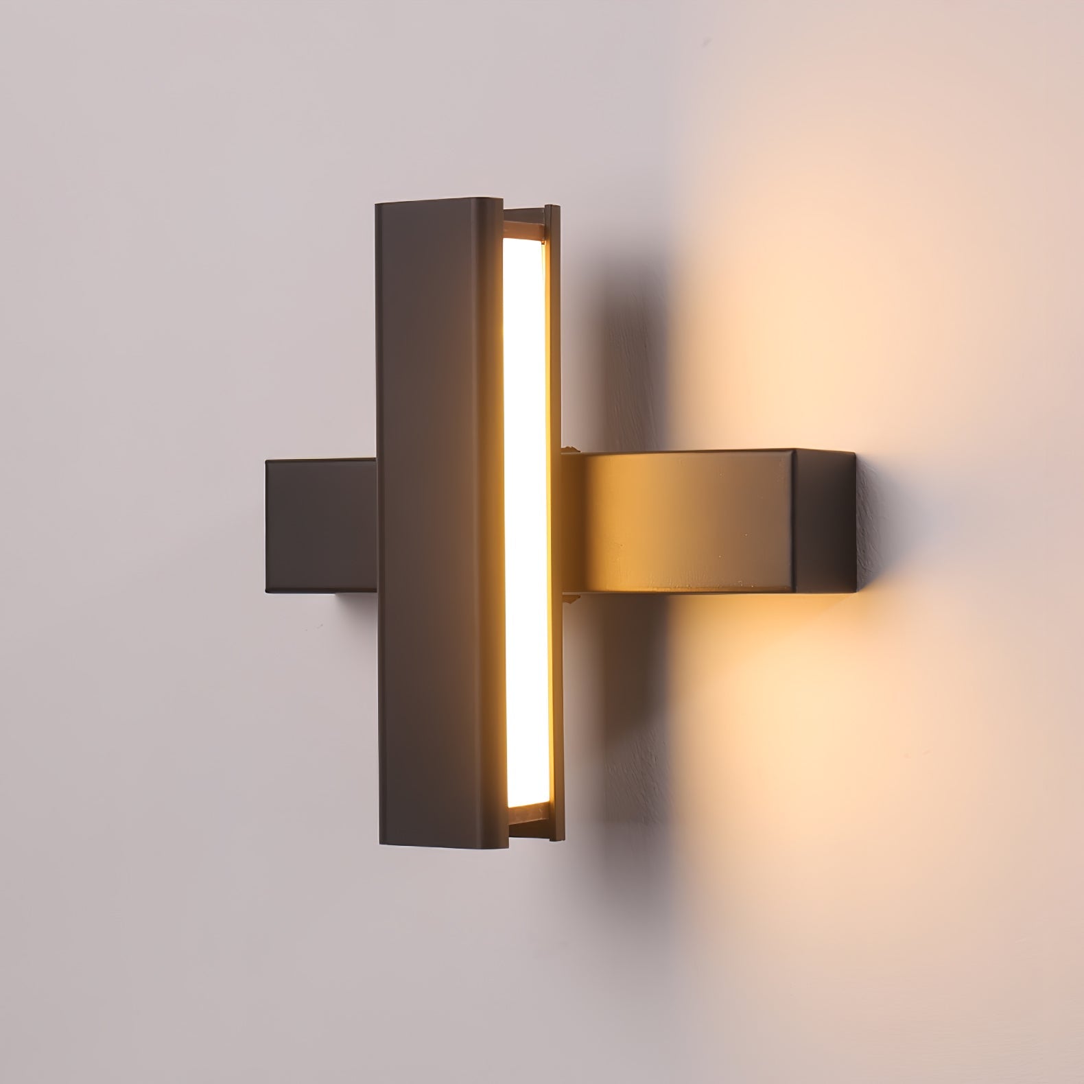 LED Clasp Wall Lamp - Adjustable Arm Fixture for Living Room, Bedroom & Hallway Lighting
