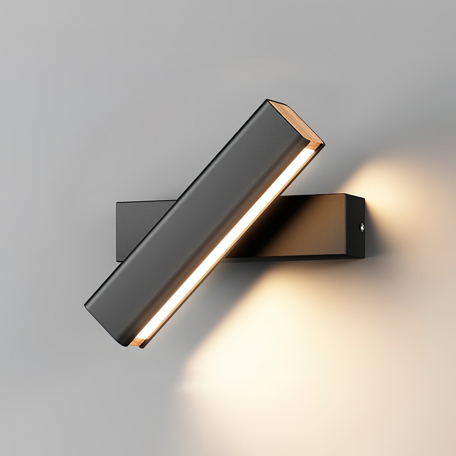 LED Clasp Wall Lamp - Adjustable Arm Fixture for Living Room, Bedroom & Hallway Lighting