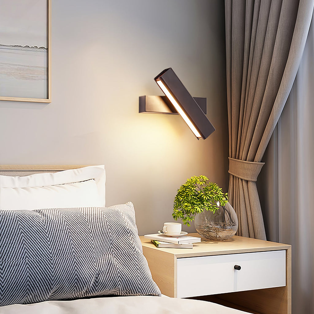 LED Clasp Wall Lamp - Adjustable Arm Fixture for Living Room, Bedroom & Hallway Lighting