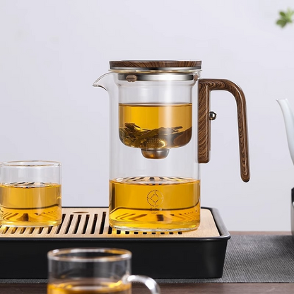 Magnetic Filtration Teapot with Zen Technology for Effortless Brewing and Easy Cleaning