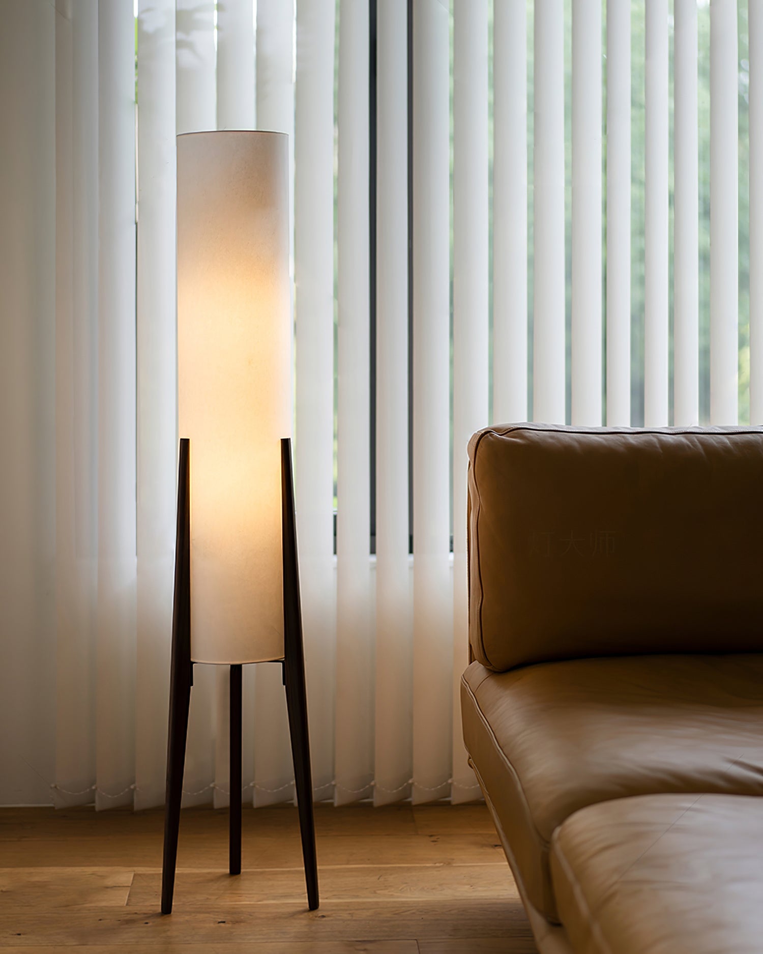 LED Floor Lamp with Adjustable Brightness and Modern Design for Living Room & Bedroom Lighting