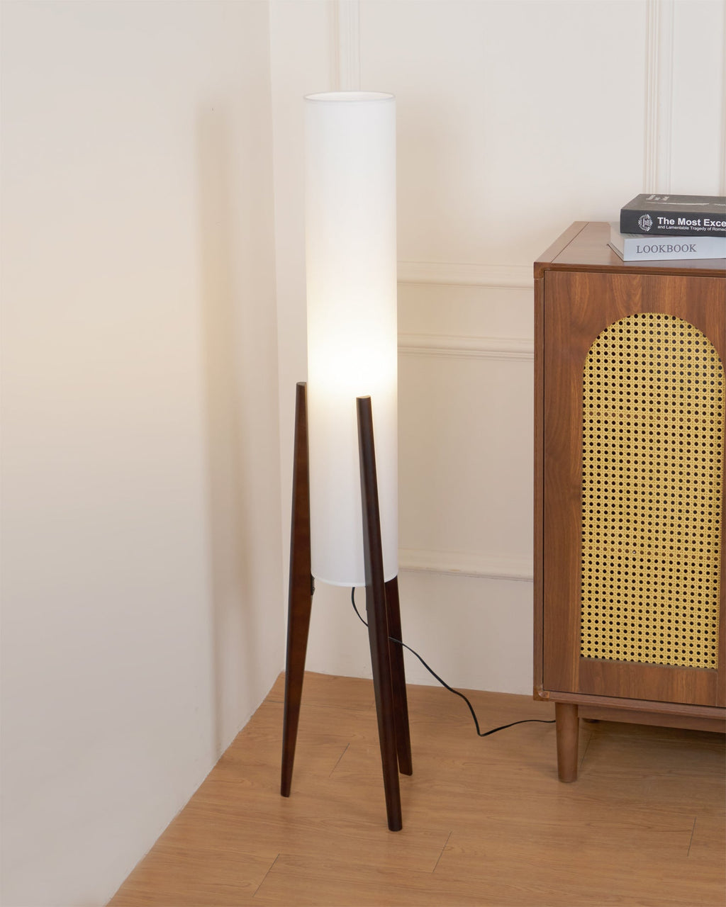 LED Floor Lamp with Adjustable Brightness and Modern Design for Living Room & Bedroom Lighting