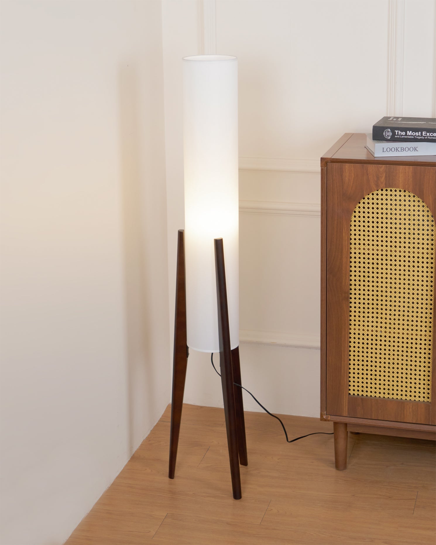 LED Floor Lamp with Adjustable Brightness and Modern Design for Living Room & Bedroom Lighting