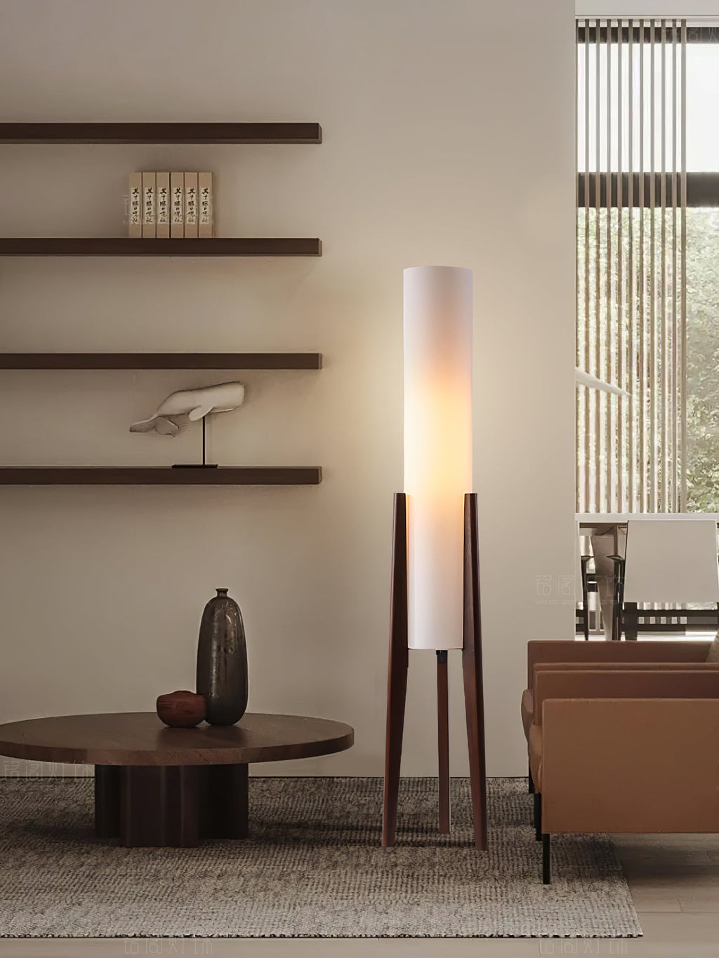 LED Floor Lamp with Adjustable Brightness and Modern Design for Living Room & Bedroom Lighting