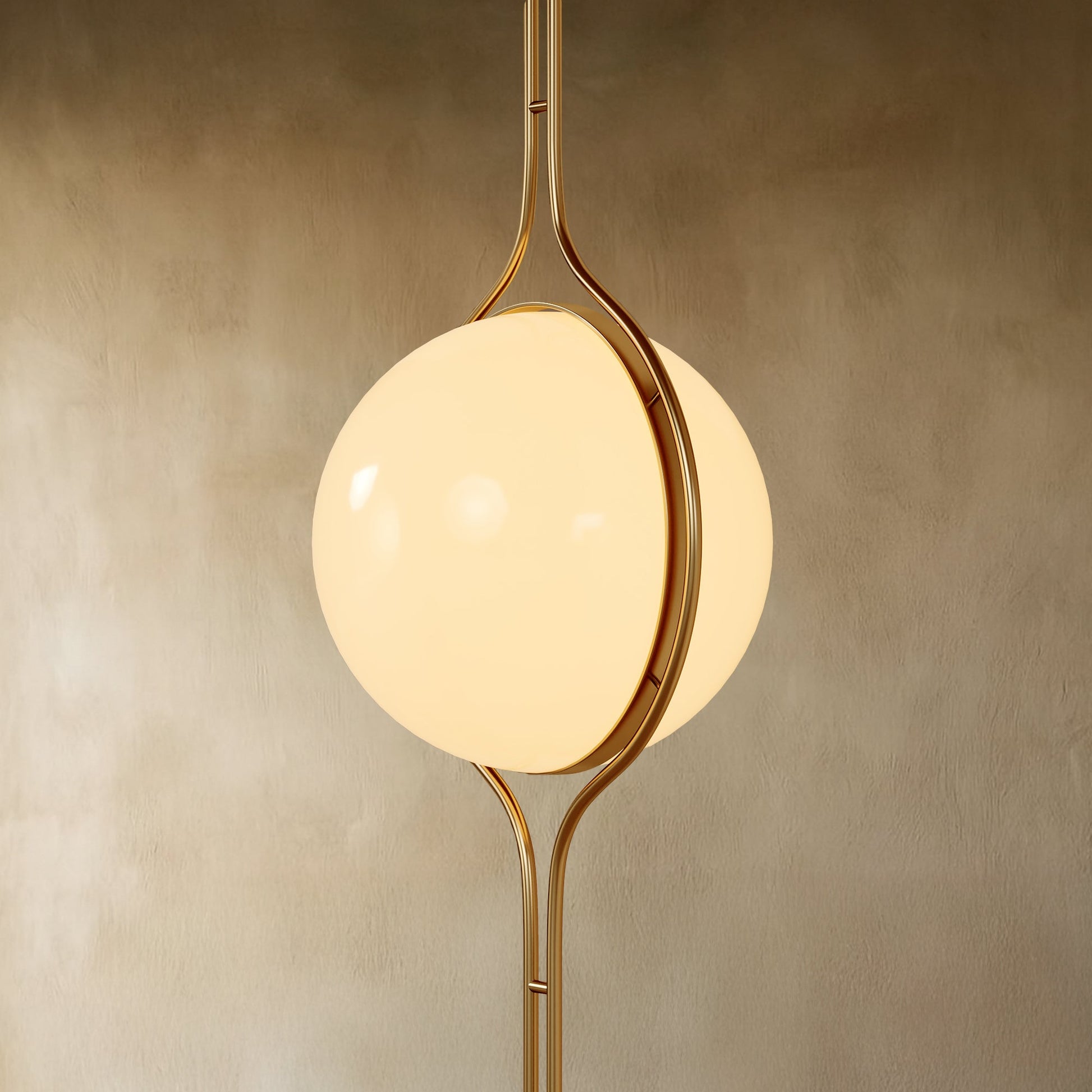Floor-to-Ceiling Lamp | Adjustable Height, Acrylic Balls & Modern Design for Living Room or Home Office