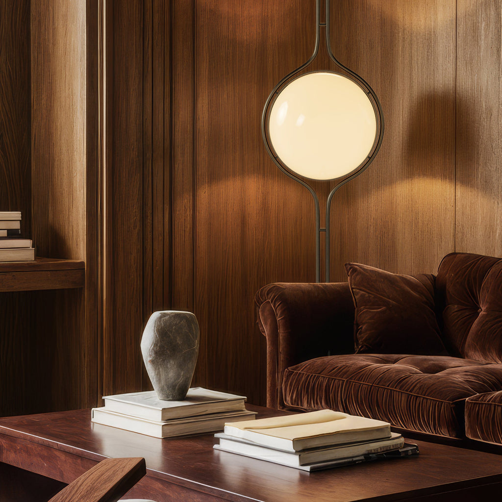 Floor-to-Ceiling Lamp | Adjustable Height, Acrylic Balls & Modern Design for Living Room or Home Office