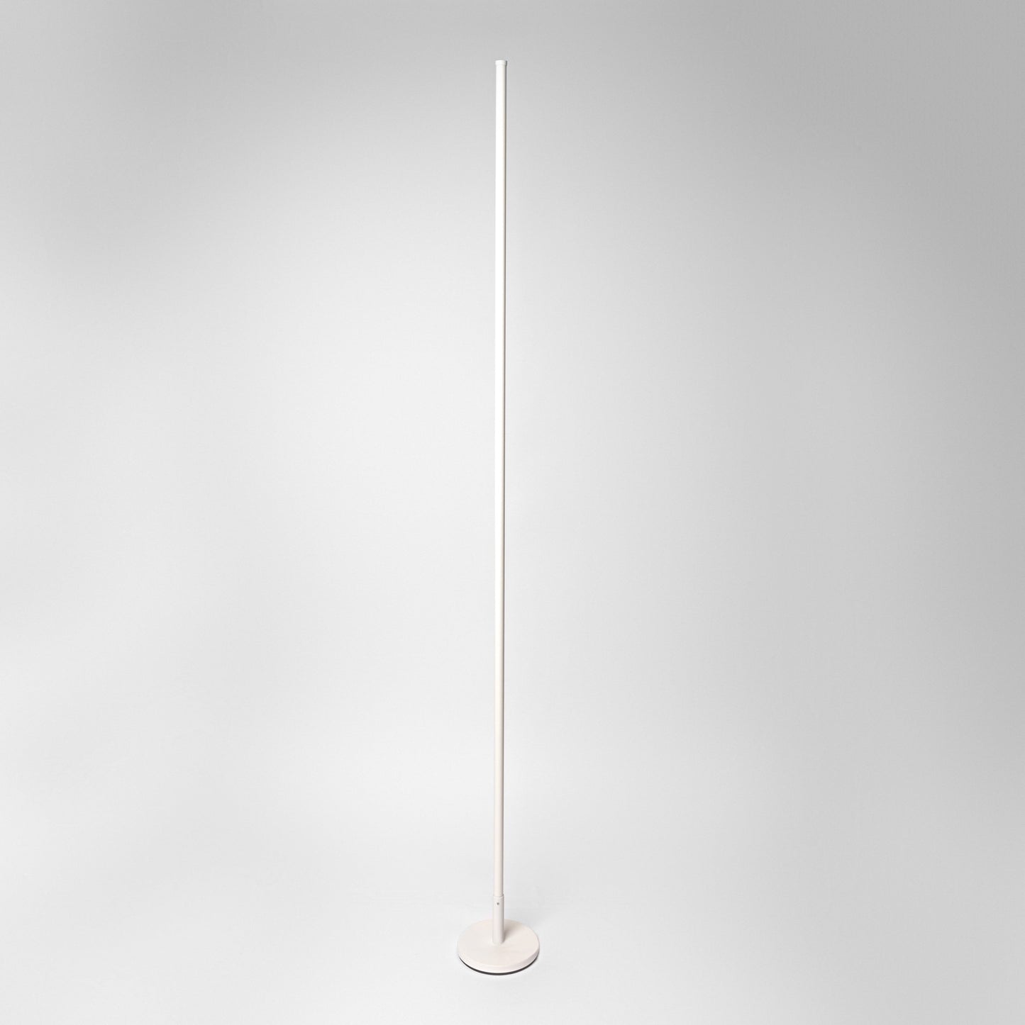 Futuristic Corner Floor Lamp - Tall Black and Silver | Modern Minimalist Metal Design