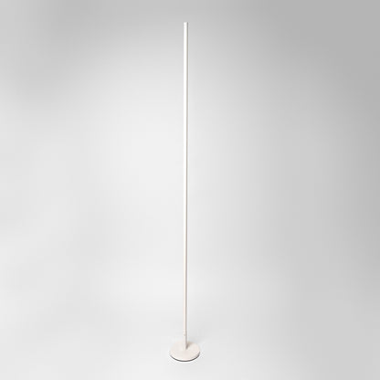 Futuristic Corner Floor Lamp - Tall Black and Silver | Modern Minimalist Metal Design