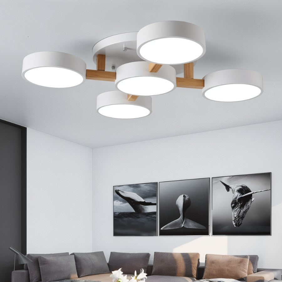 Modern LED Ceiling Light | Adjustable Brightness, Energy-Saving & Ideal for Living Room or Dining Area
