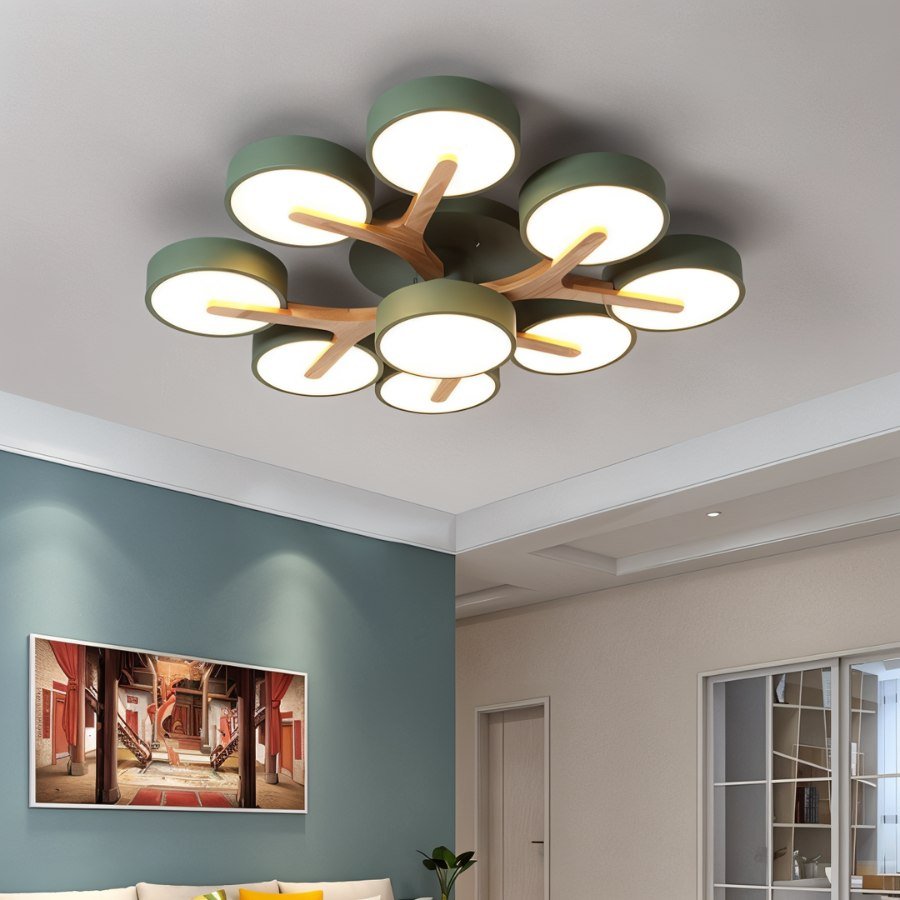 Modern LED Ceiling Light | Adjustable Brightness, Energy-Saving & Ideal for Living Room or Dining Area
