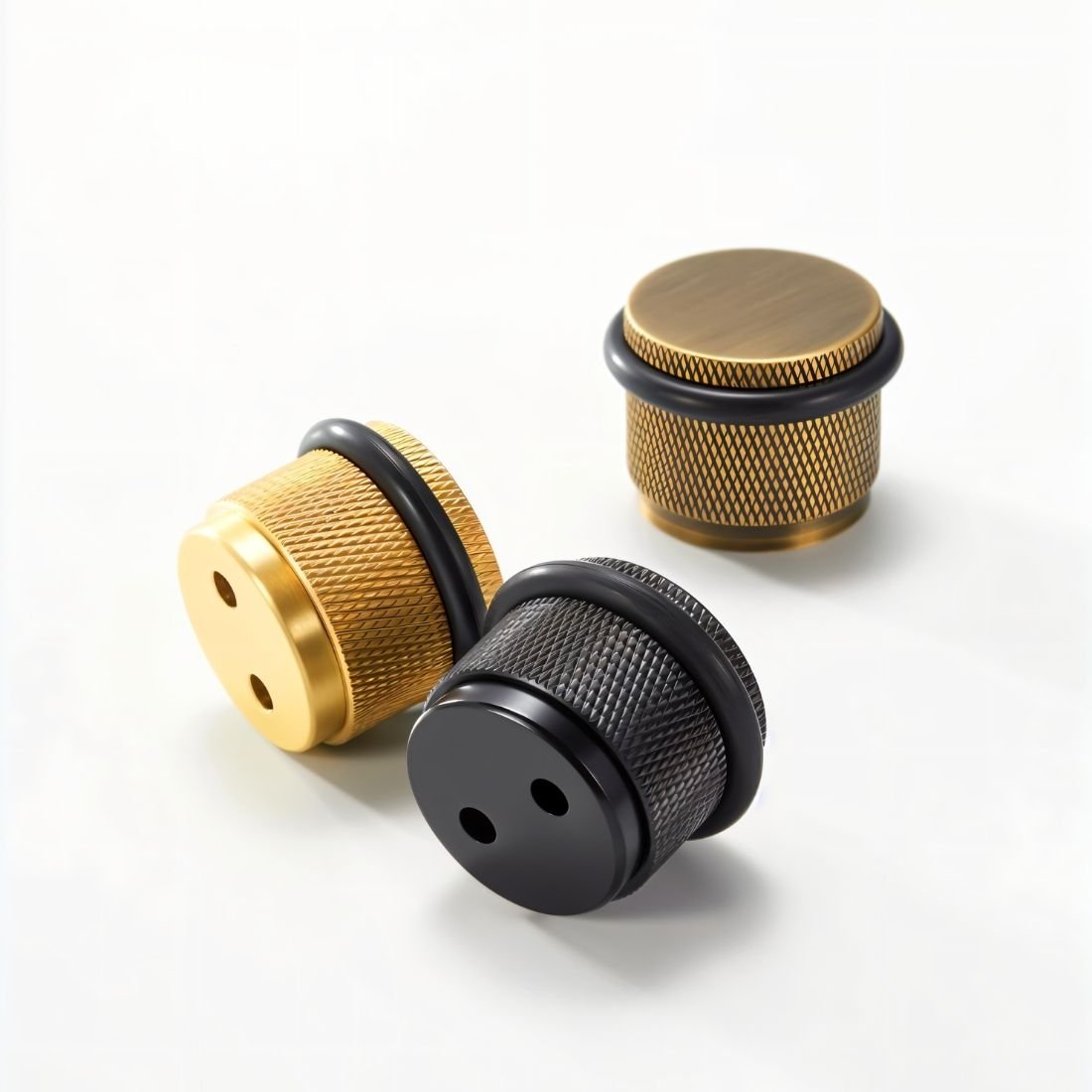 Heavy-Duty Door Stopper - Rubber Wedge Design for Home & Office Use, Prevents Door Slamming & Protects Walls