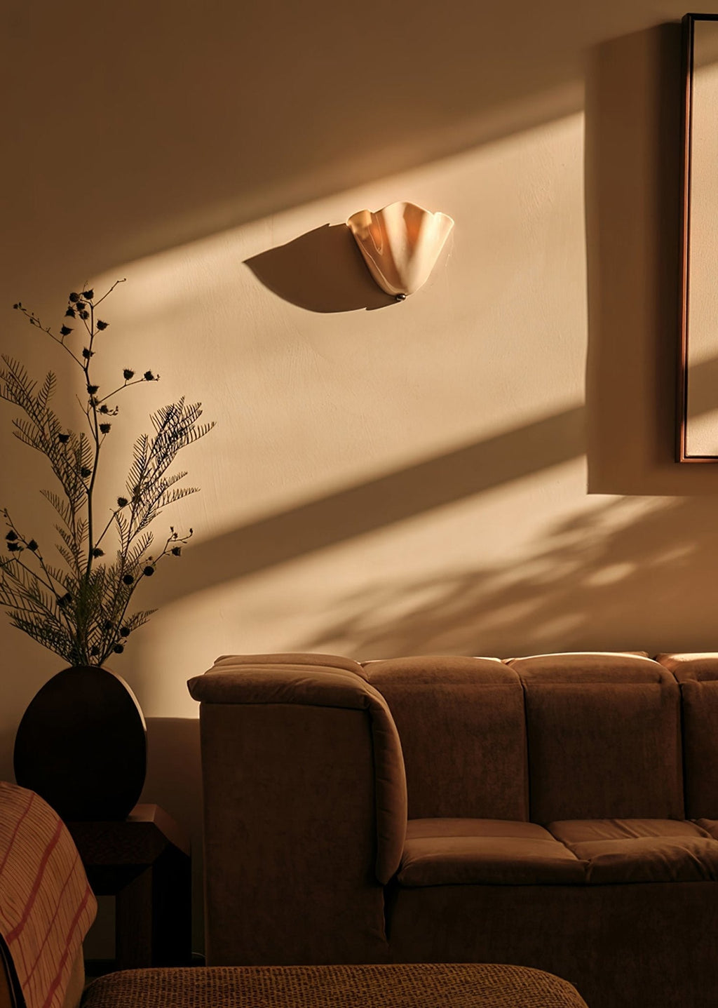 Petalia Wall Light | Soft Curves, Translucent Finish & Ambient Glow for Hallways, Bedrooms & Living Rooms