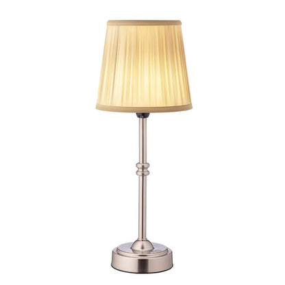 Cordless Brass Lamp for Living Room Battery Powered for Mantle & Table Versatile Decor Solution