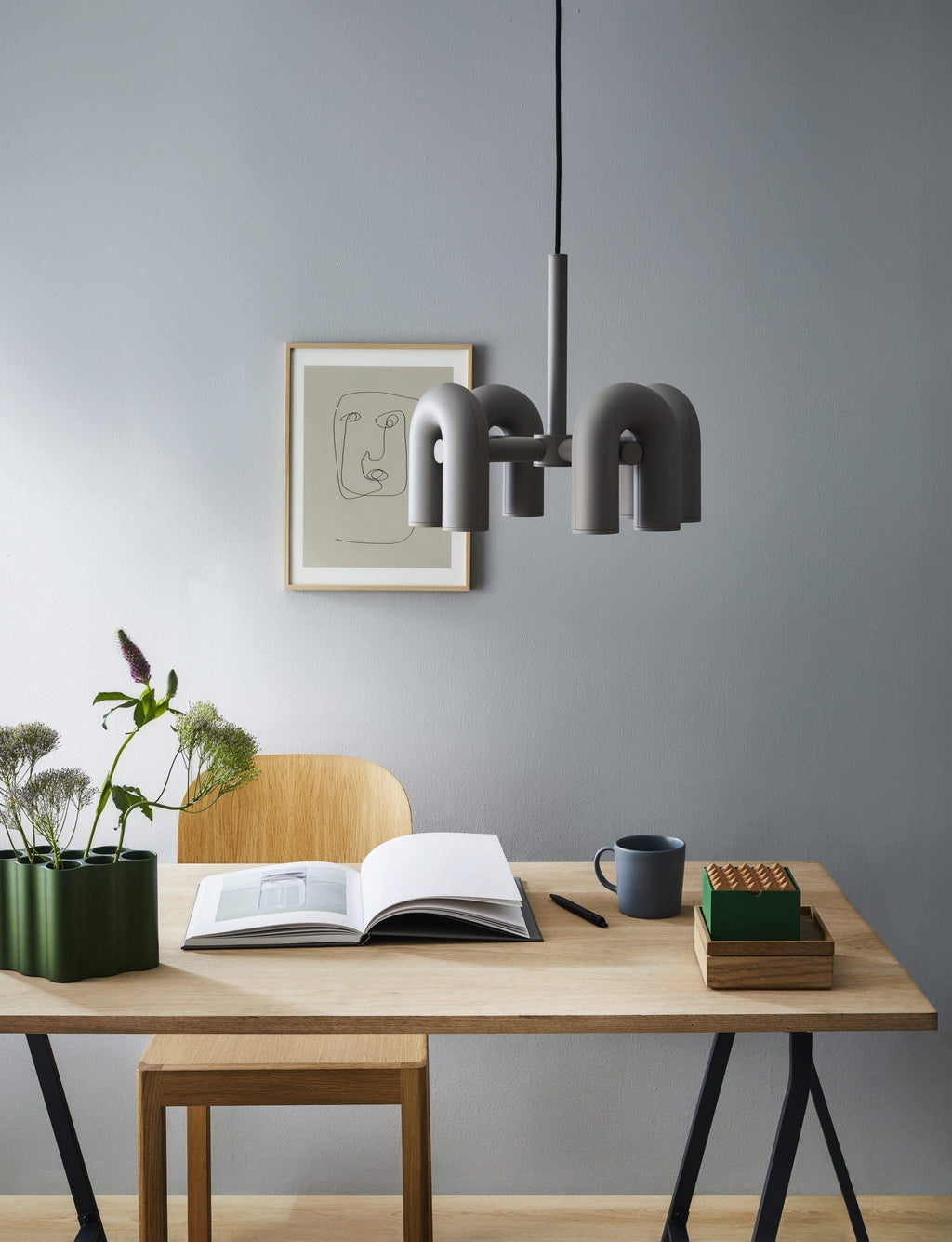 U-Shape LED Chandelier | Adjustable, Multi-Head Design for Modern Indoor Spaces