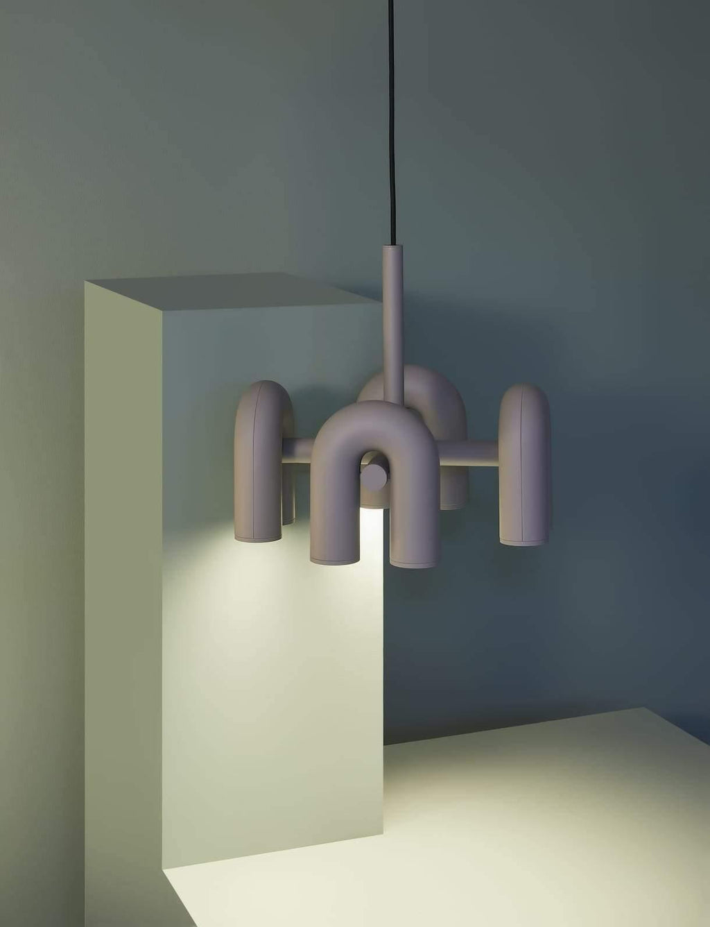 U-Shape LED Chandelier | Adjustable, Multi-Head Design for Modern Indoor Spaces