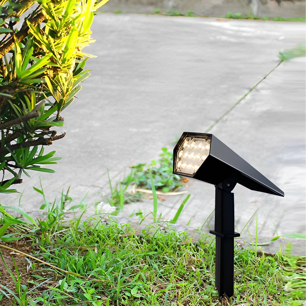 Adjustable Waterproof Multicolor Solar Spot Light for Outdoor Garden, Landscape, and Pathway Illumination
