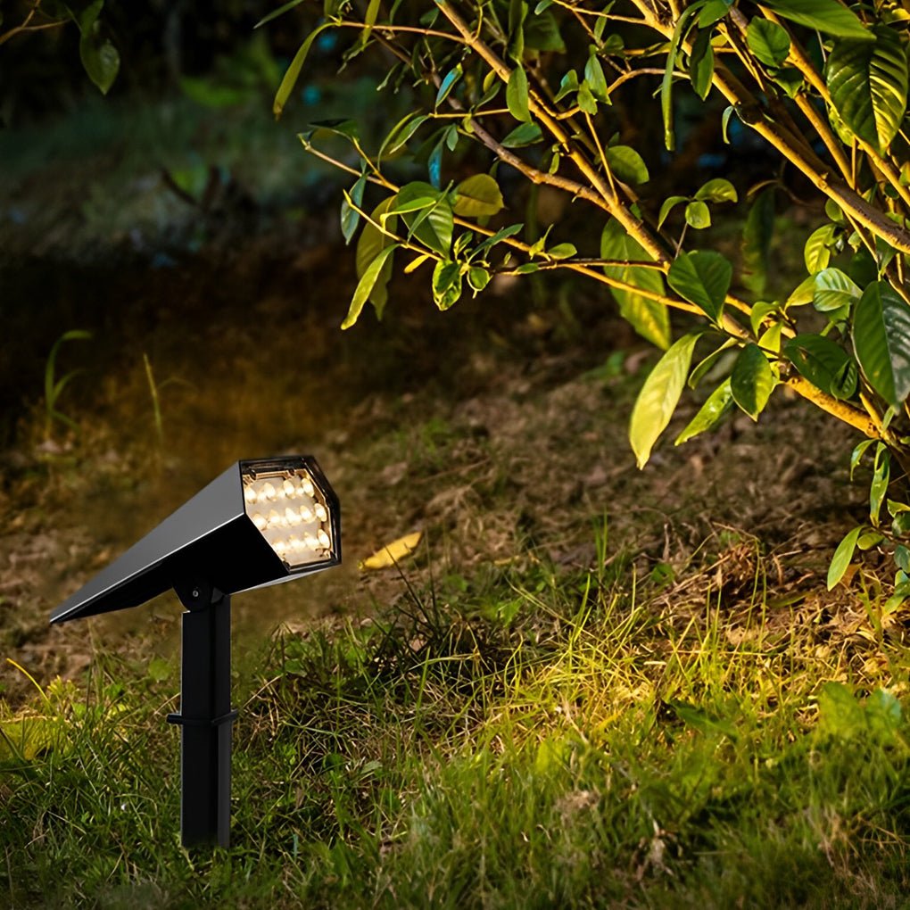 Adjustable Waterproof Multicolor Solar Spot Light for Outdoor Garden, Landscape, and Pathway Illumination