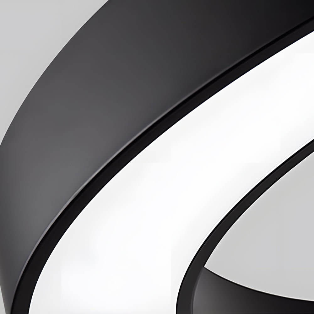 LED Pendant Light - Round Ring Hanging Fixture for Office & Gym Spaces - Modern Suspended Lighting Solution