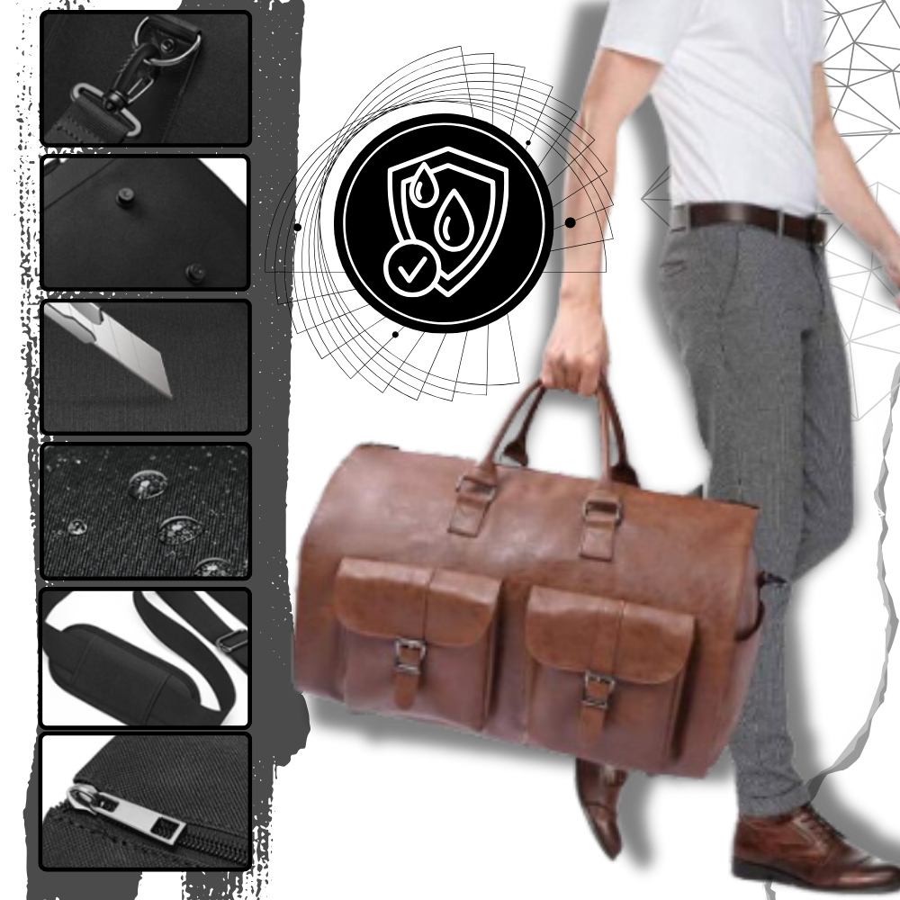 Convertible Garment Duffel Bag - Spacious & Stylish 2 in 1 Carry-On | Collapsible luggage