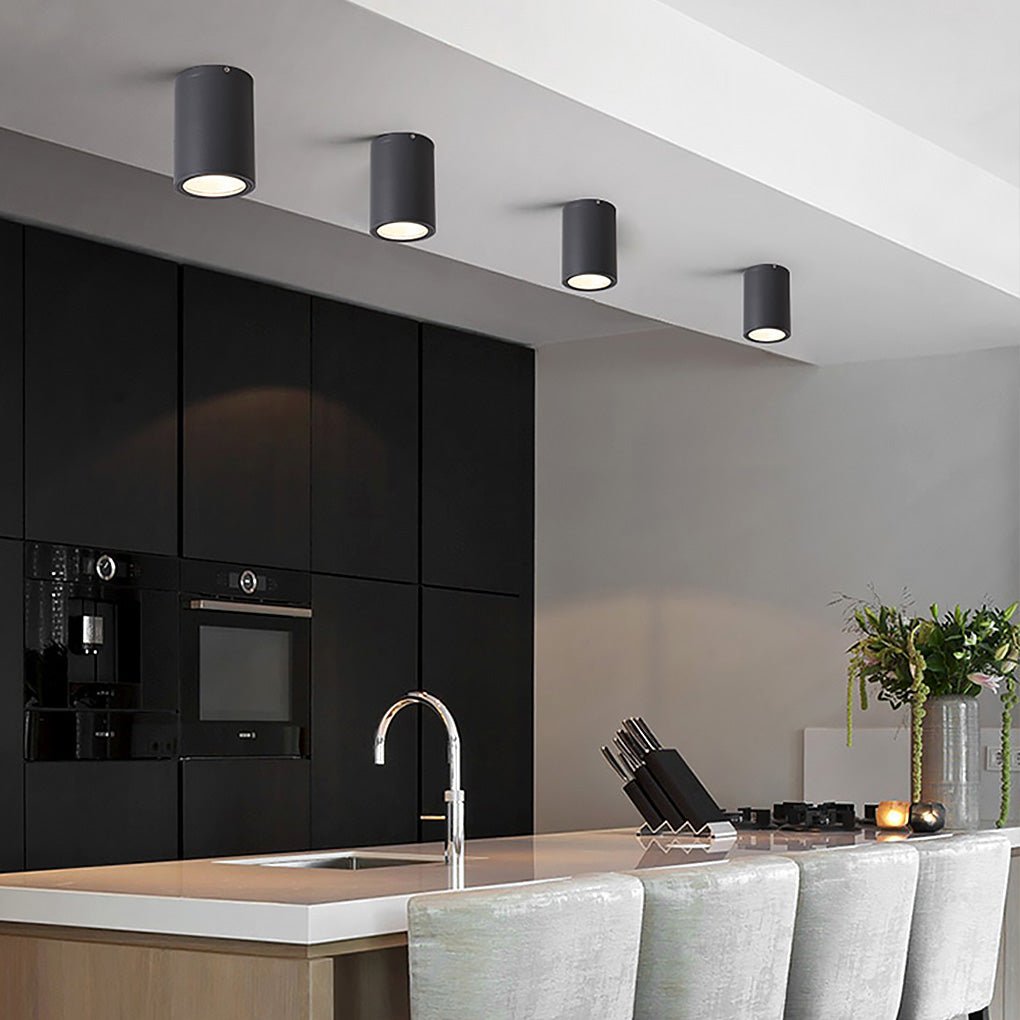 LED Waterproof Downlight Spot Light - Cylindrical Ceiling Fixture for Balcony, Aisle & Corridor Lighting