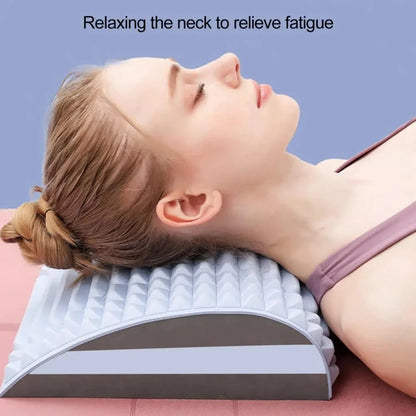 Refresh Neck & Back Stretcher | Spine Alignment, Pain Relief & Posture Corrector - Adjustable, Comfortable, and Easy to Use