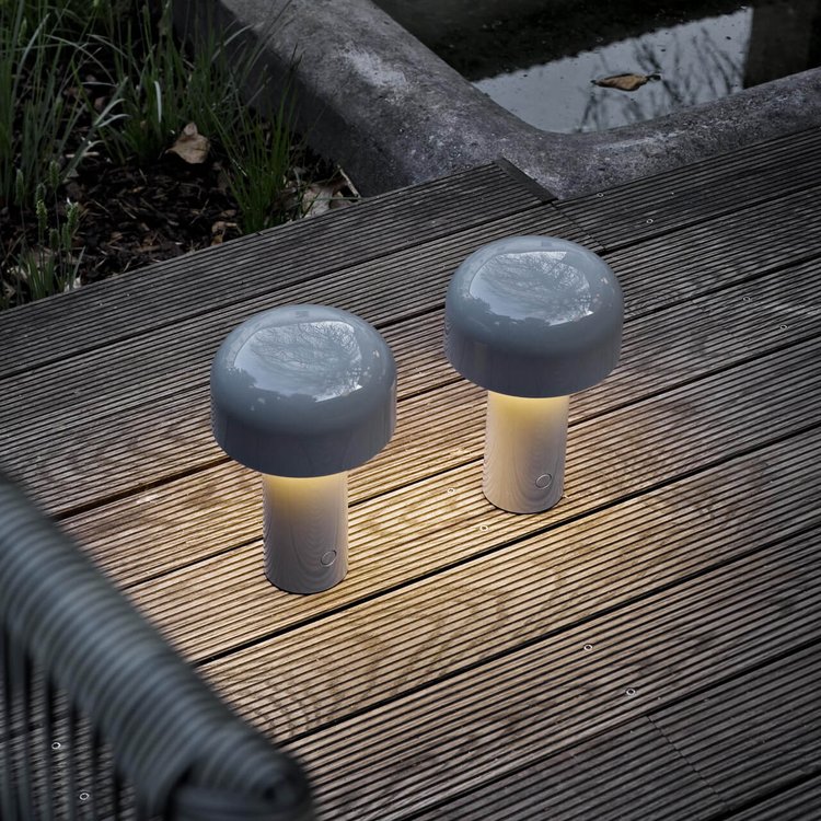 Rechargeable Mushroom Table Lamp - Modern LED Design for Home Office & Nightstand Use