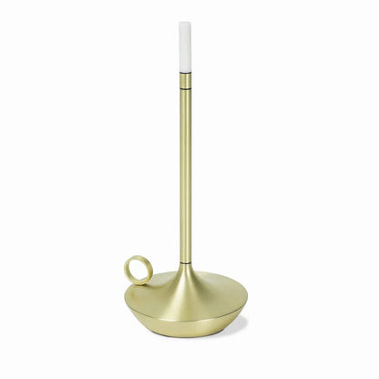 Wick LED Candle Light Table Lamp: Nordic Torchiere Candlestick for Ambient Illumination, Battery Operated Wick Lights