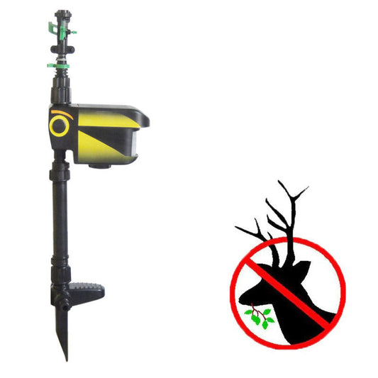 Deer Deterrents: Deer Sprinkler Solar Powered Motion Activated - Get Rid Of Deer Now!