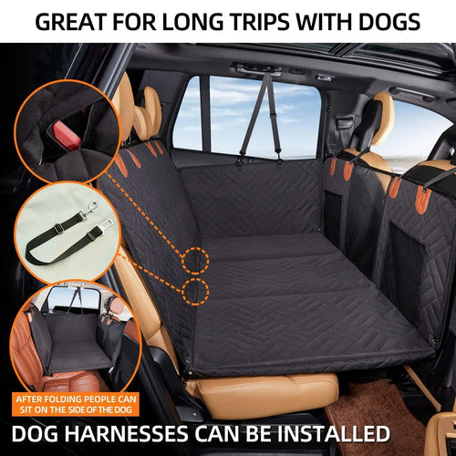 Hard Bottom Car Seat Extender for Dogs | Waterproof, Memory Foam & Universal Fit for Safe and Comfortable Travel