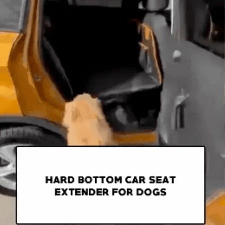 Hard Bottom Car Seat Extender for Dogs | Waterproof, Memory Foam & Universal Fit for Safe and Comfortable Travel