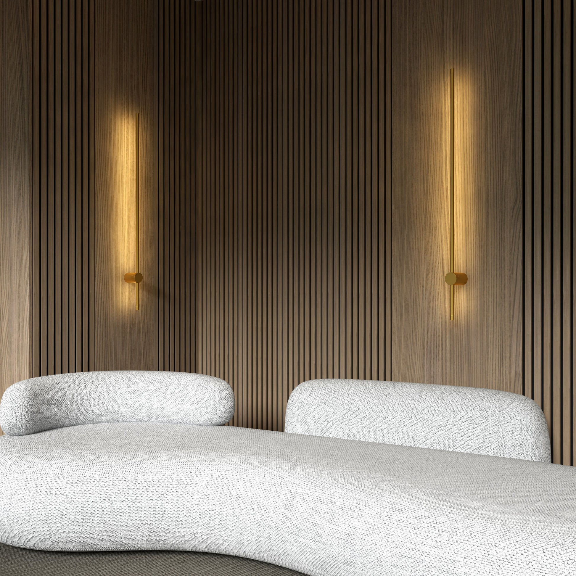 Modern Wall Sconce Light Fixture - Adjustable LED Design for Living Room, Bedroom, and Hallway Lighting