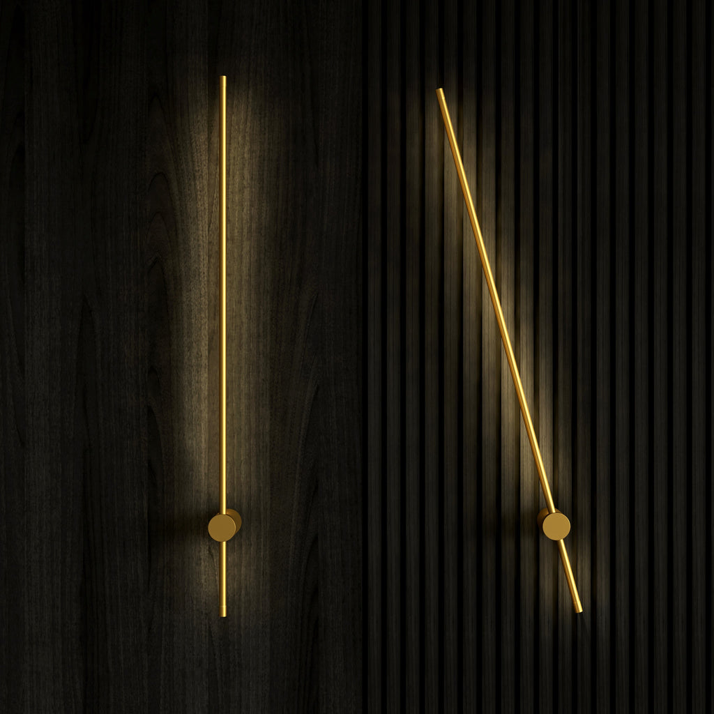 Modern Wall Sconce Light Fixture - Adjustable LED Design for Living Room, Bedroom, and Hallway Lighting
