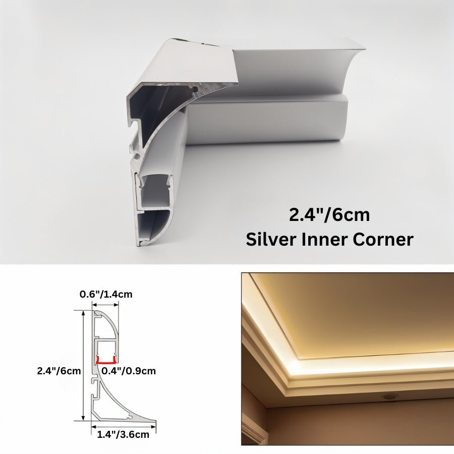 Aluminum LED Profile Light | Surface-Mounted, Energy-Efficient & Ideal for Home or Office Use