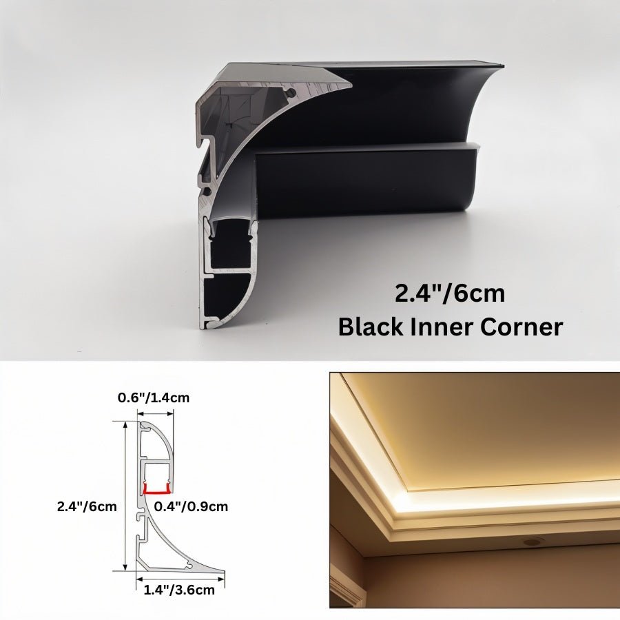 Aluminum LED Profile Light | Surface-Mounted, Energy-Efficient & Ideal for Home or Office Use