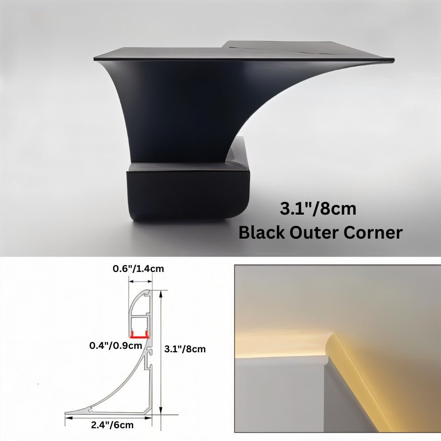 Aluminum LED Profile Light | Surface-Mounted, Energy-Efficient & Ideal for Home or Office Use