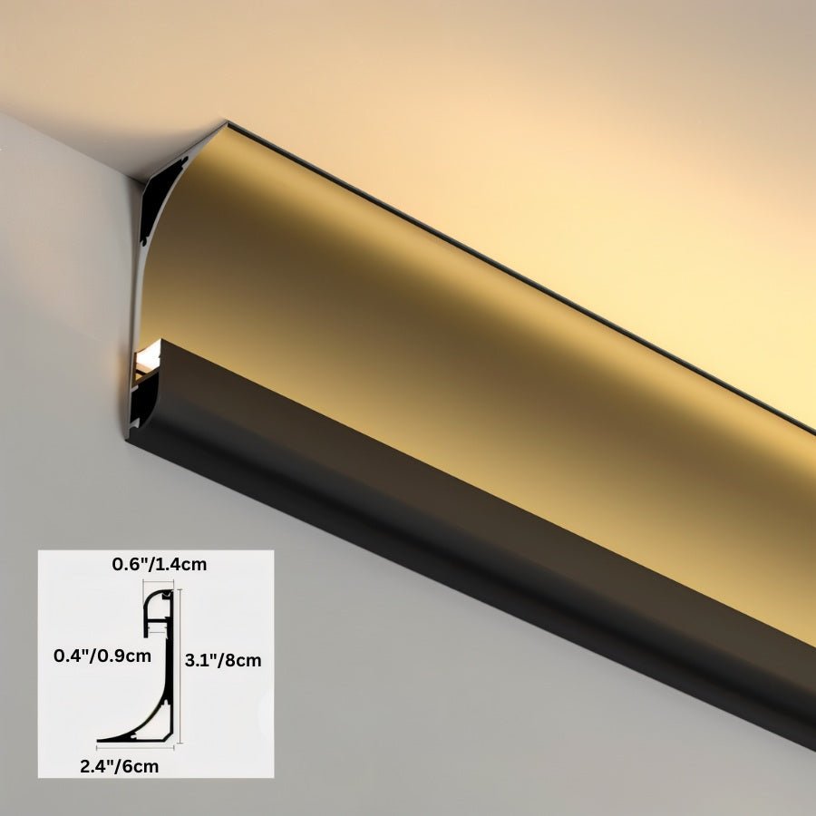 Aluminum LED Profile Light | Surface-Mounted, Energy-Efficient & Ideal for Home or Office Use