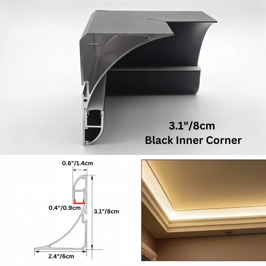 Aluminum LED Profile Light | Surface-Mounted, Energy-Efficient & Ideal for Home or Office Use