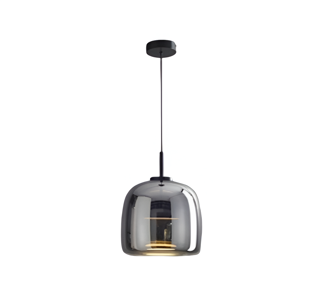 Glass LED Pendant Light with Retro Modern Style for Kitchen Island, Dining Room & Interior Hanging Lighting