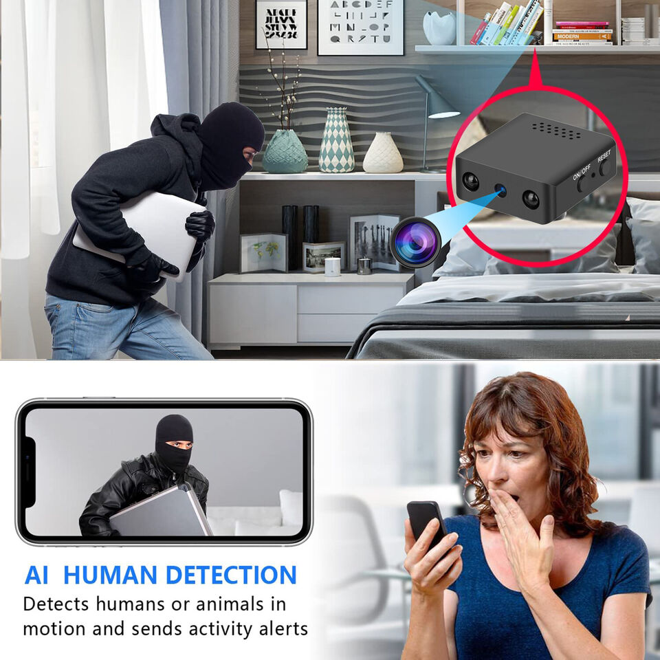 Wireless Miniature Camera with Audio - Surveillance for Home Security & Night Vision