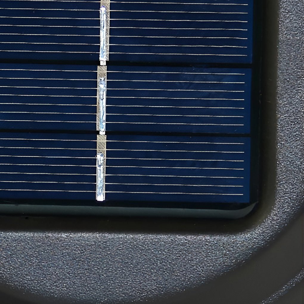 LED Solar Outdoor Wall Sconce Light - Industrial Style Wall Lamp for Garden, Patio & Entryway Lighting