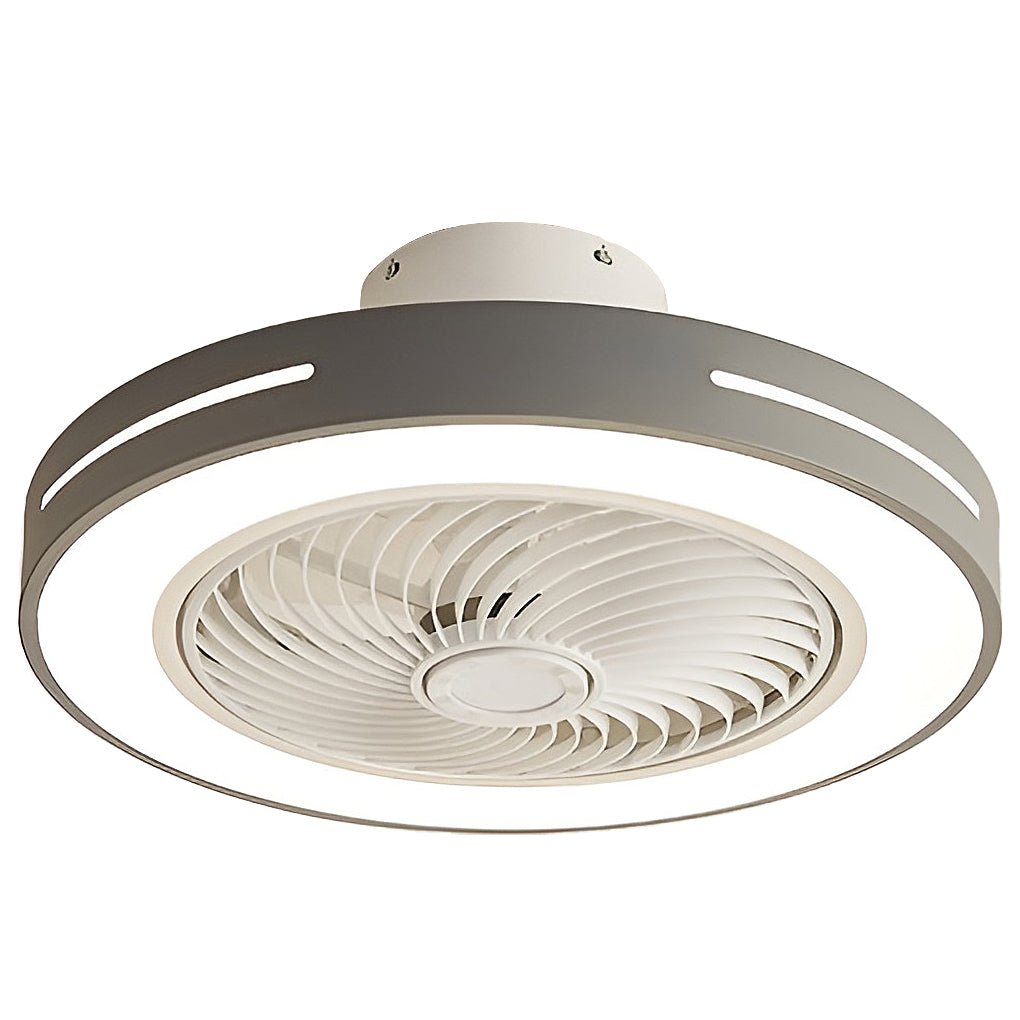 Inverter Ceiling Light with Fan: Compact Folding Blade Design Hidden Recessed Light and Fan Combo for Indoor Use Smart, Low Height Nordic Style, Ideal for Kitchens and Small Spaces